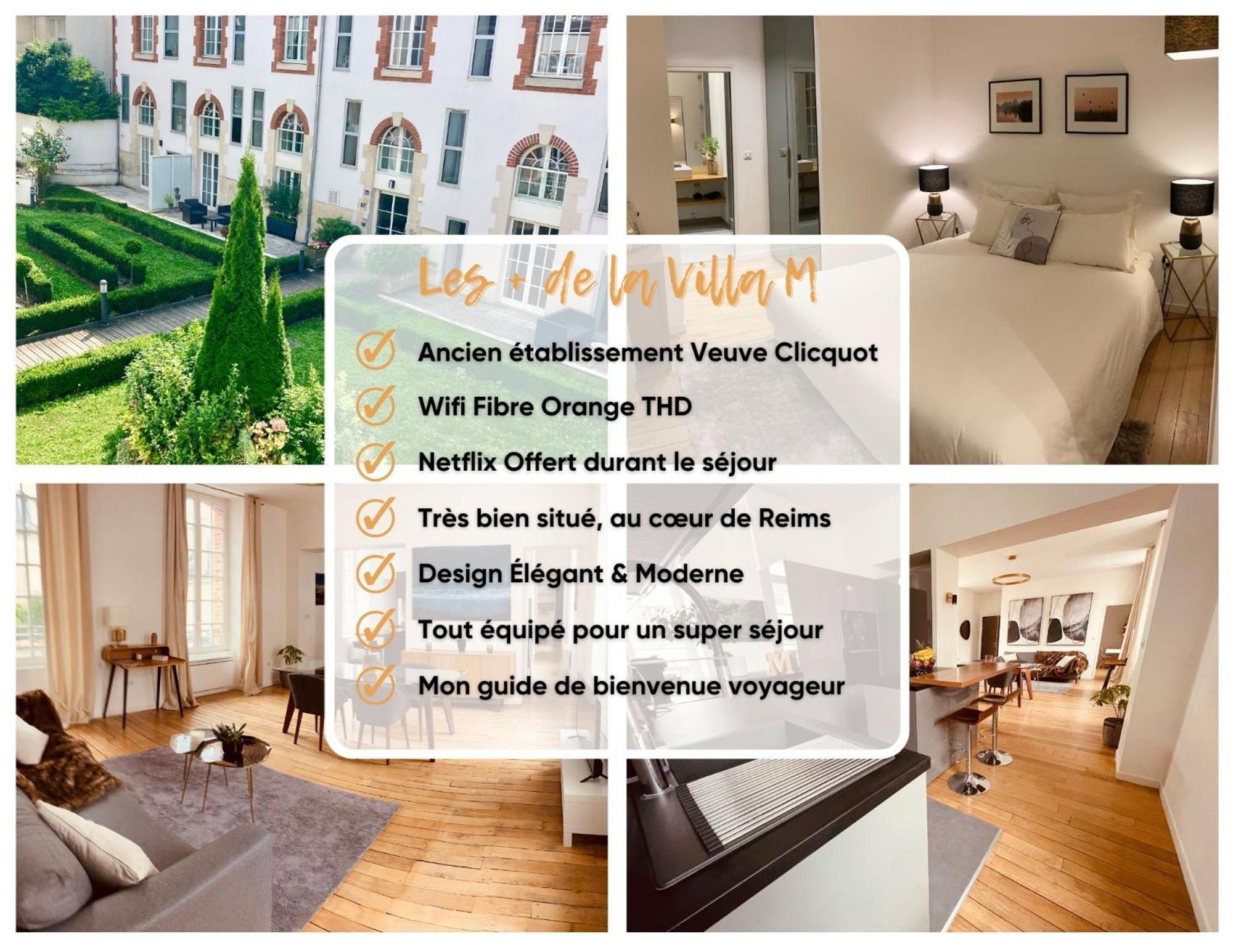 So Guest- Luxueux Appartement, Ancienne Maison De Champagne Proche Cathedrale แร็งส์ ภายนอก รูปภาพ